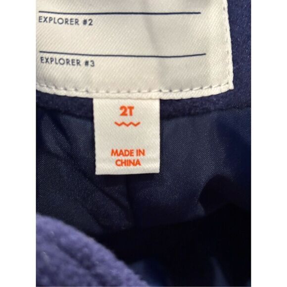 Cat & Jack navy blue snow pants/snow bibs toddler size 2 - Picture 11 of 11